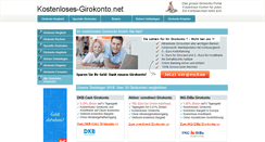 Desktop Screenshot of kostenloses-girokonto.net